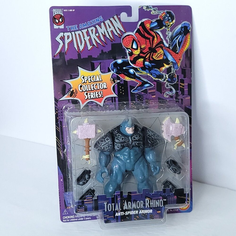 Marvel The Amazing Spider-Man Total Armor Rhino 5" Figure Collectors NEW